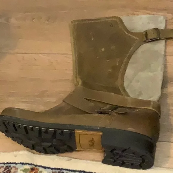 Olukai Boots- Olive/Khaki- Size 9 1/2- Leather and Suede- Never Worn - Picture 2 of 8